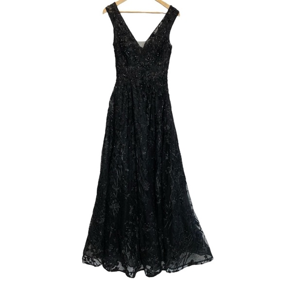 Mac Duggal Beaded Tulle Ball Gown - Picture 3 of 16